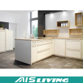 PVC ensamblar muebles de armarios de cocina (AIS-K215)